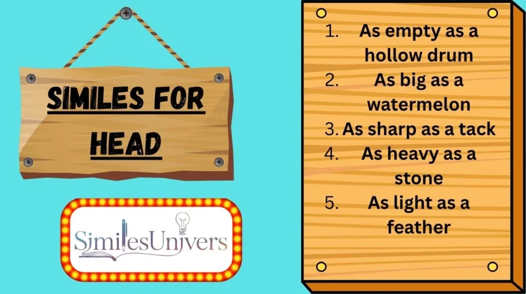 Similes for Head