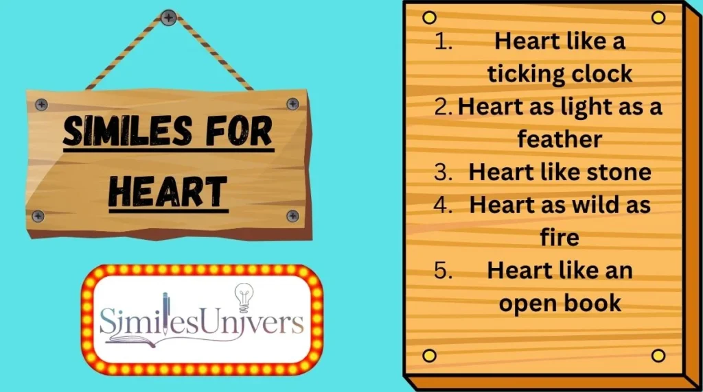 Similes for Heart