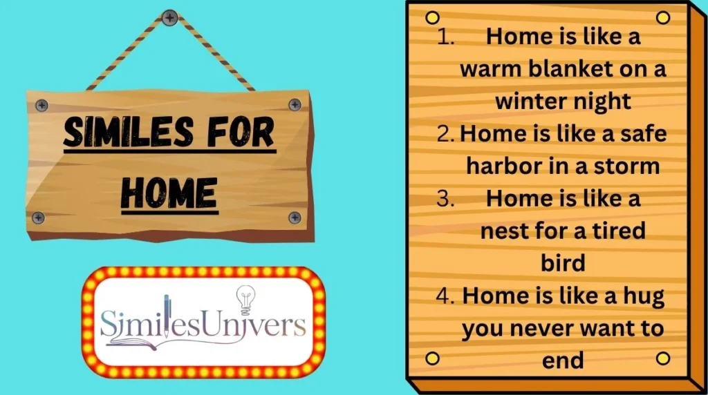Similes for Home
