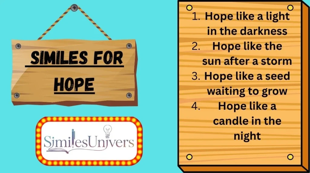 Similes for Hope