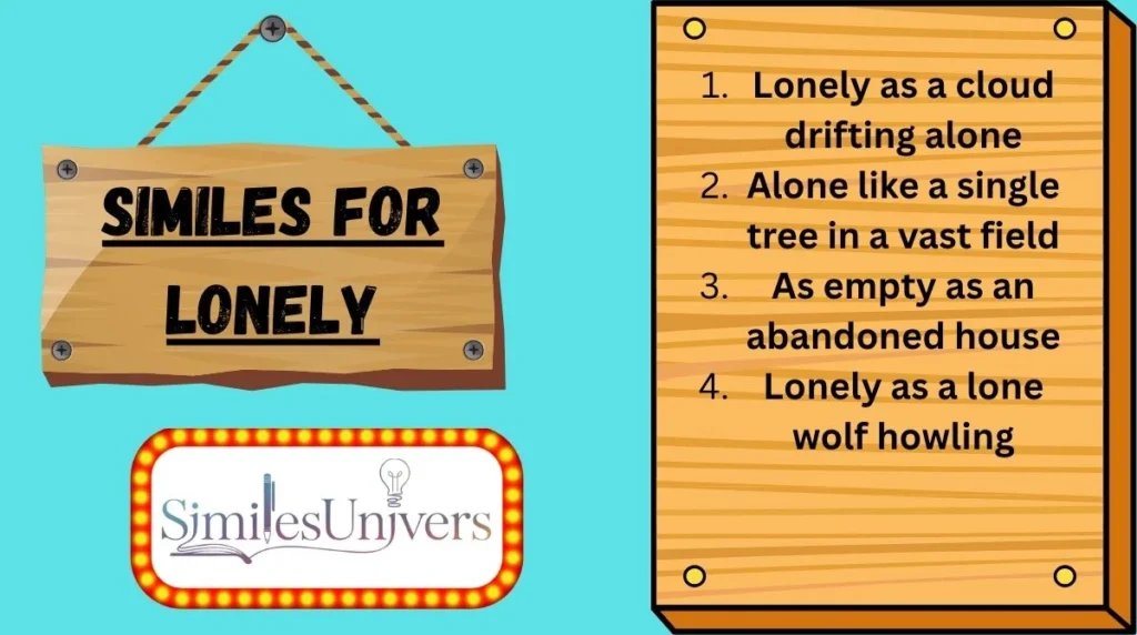 Similes for Lonely