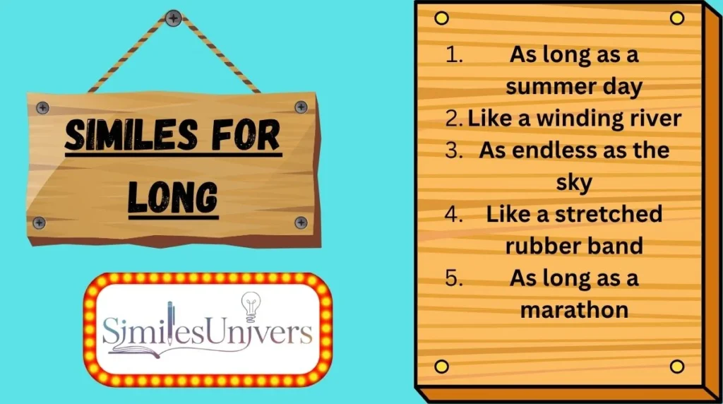 Similes for Long