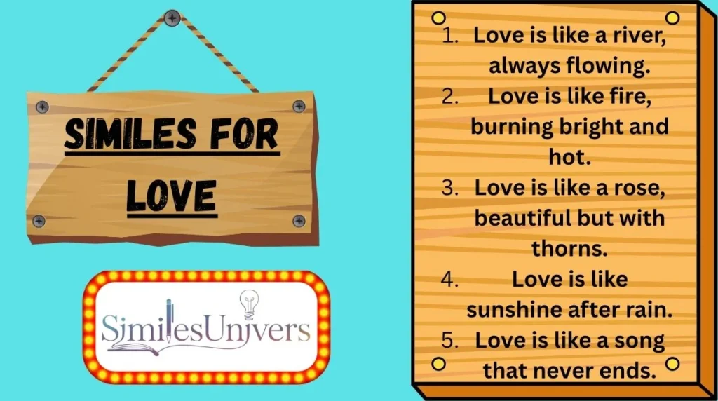 Similes for Love