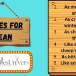 Similes for Mean