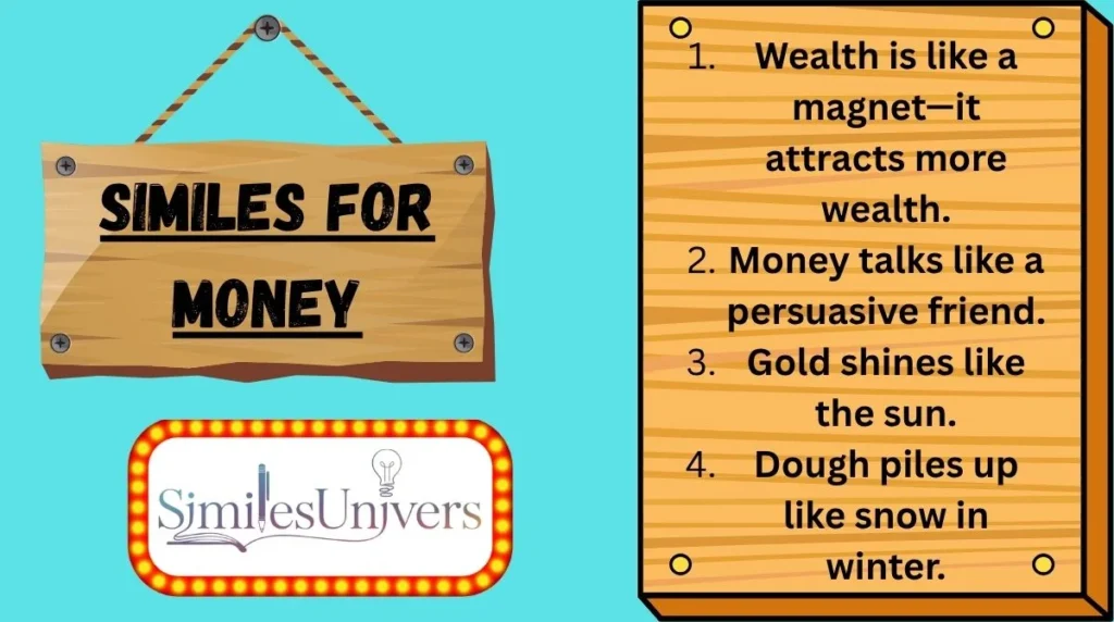 Similes for Money