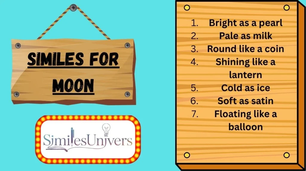 Similes for Moon