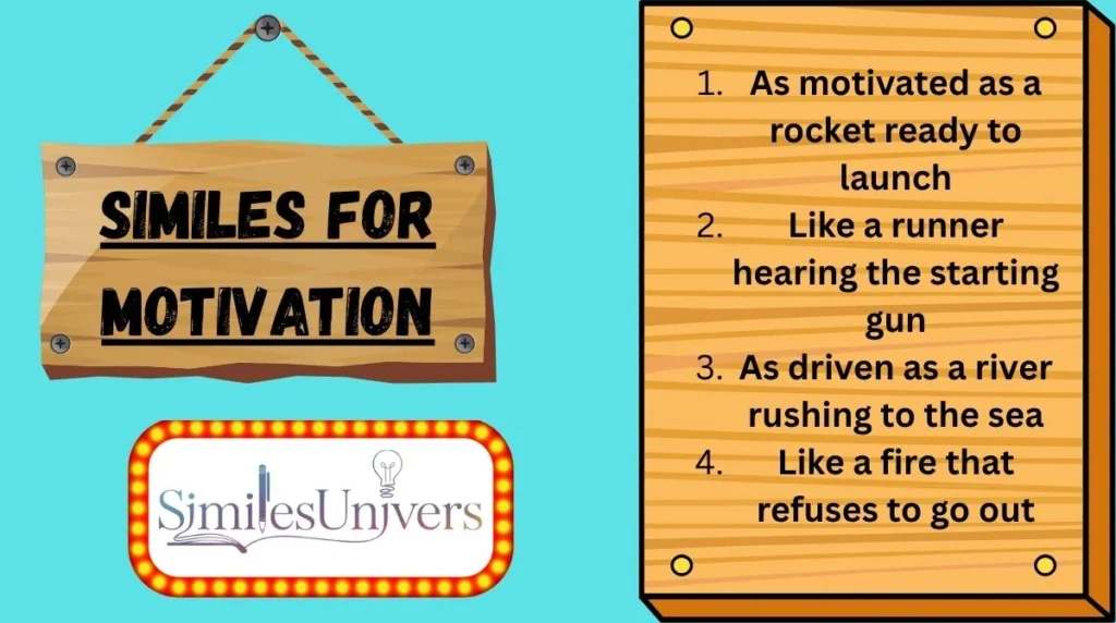 Similes for Motivation