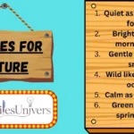 Similes for Nature