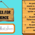 Similes for Patience