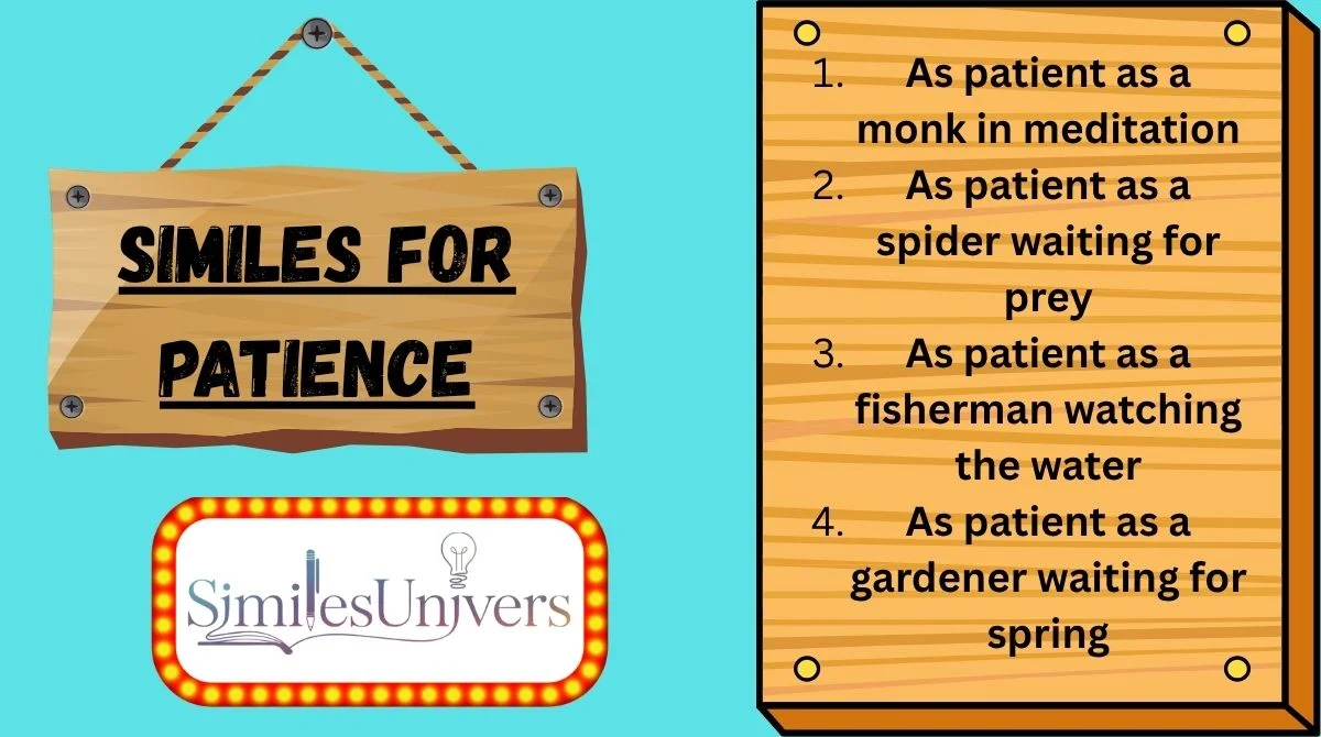 Similes for Patience