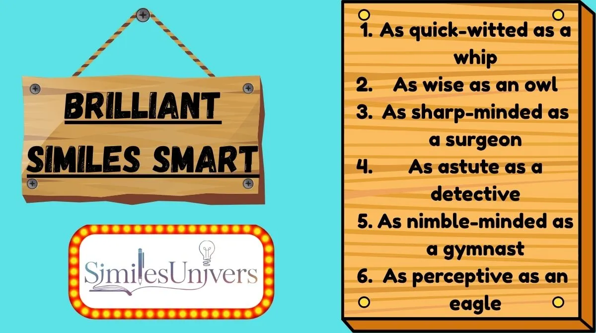 Brilliant Similes for Smart