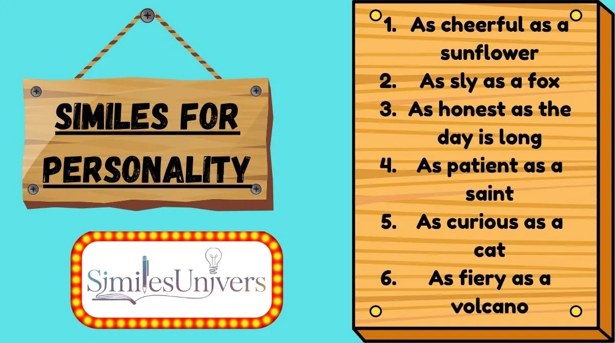 Similes for Personality