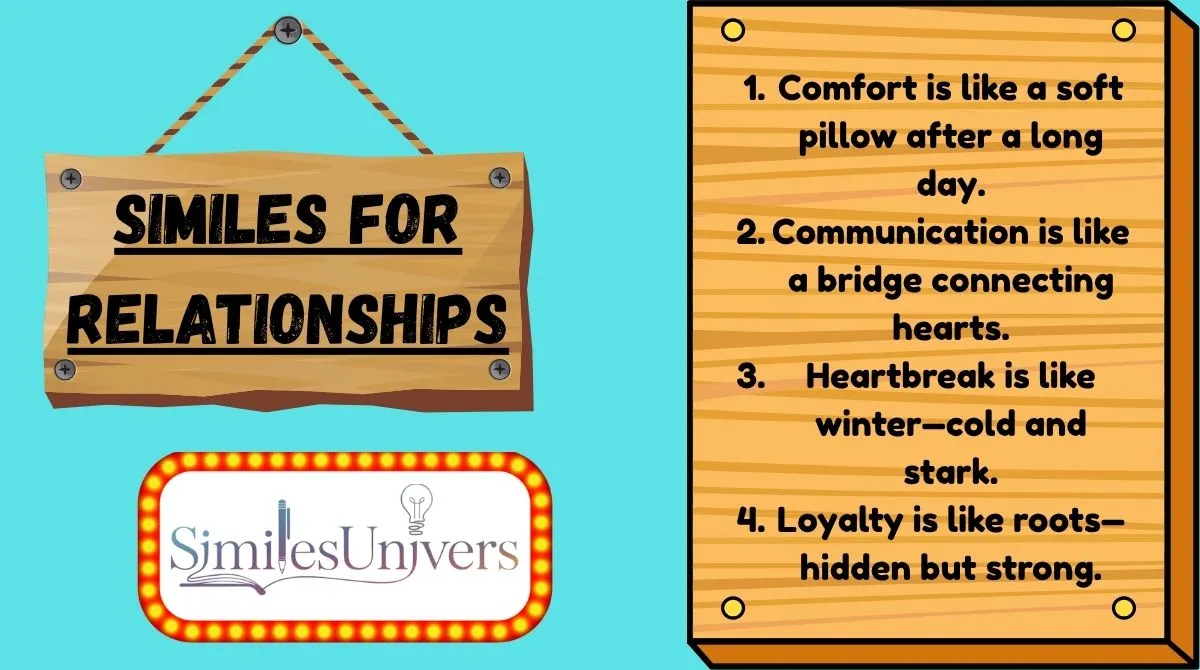 Similes for Relationships