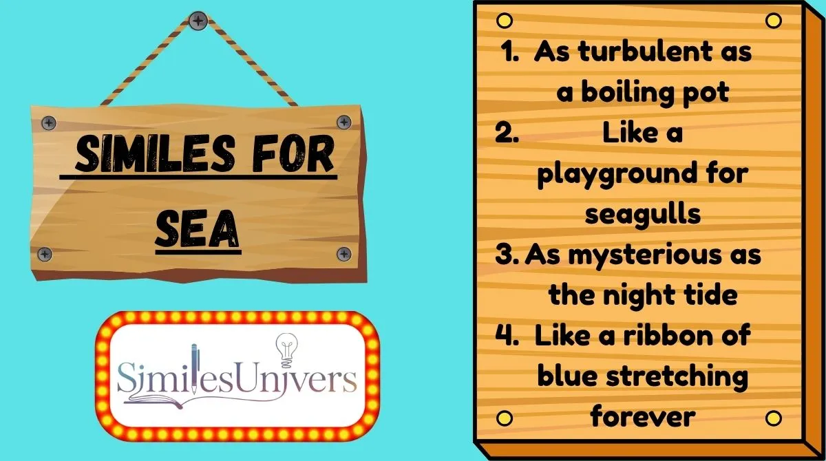 Similes for Sea