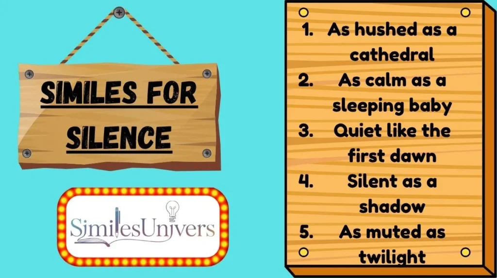 Similes for Silence