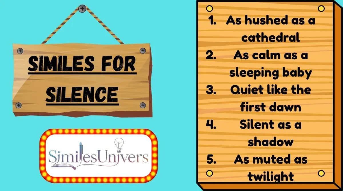 Similes for Silence