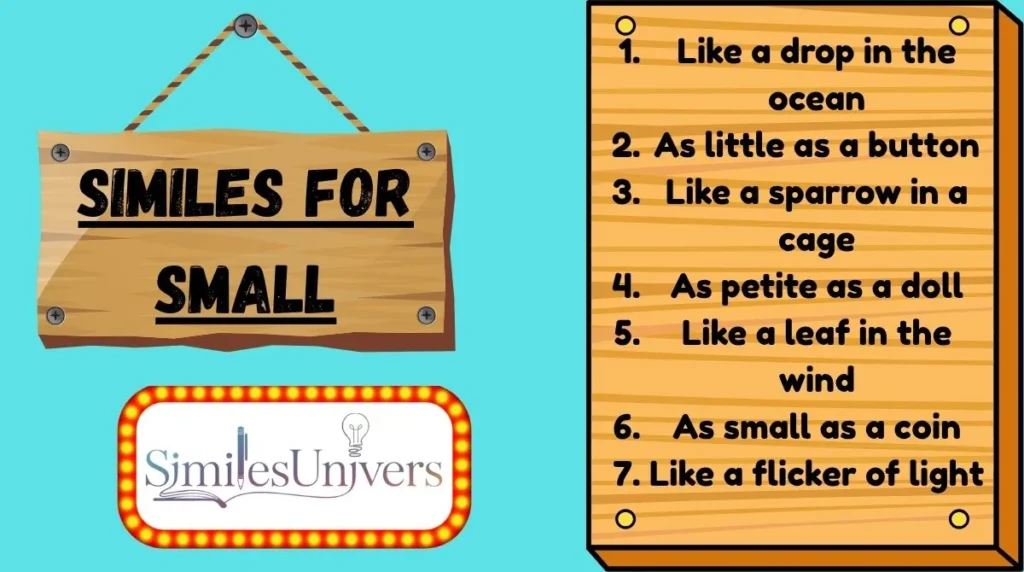 Similes for Small