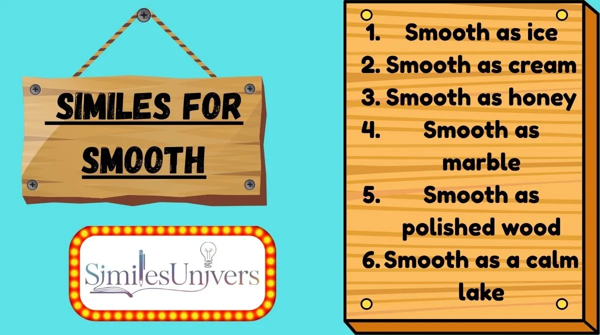 Similes for Smooth