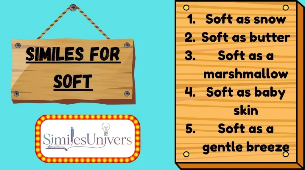 Similes for Soft