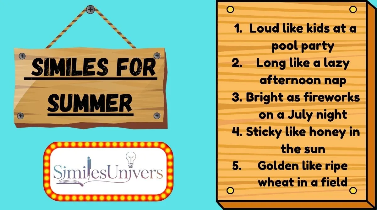 Similes for Summer