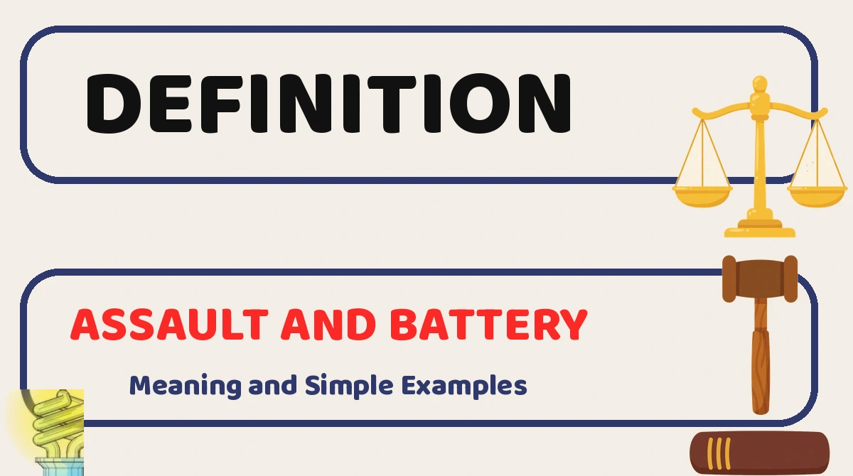 Assault and Battery Definition