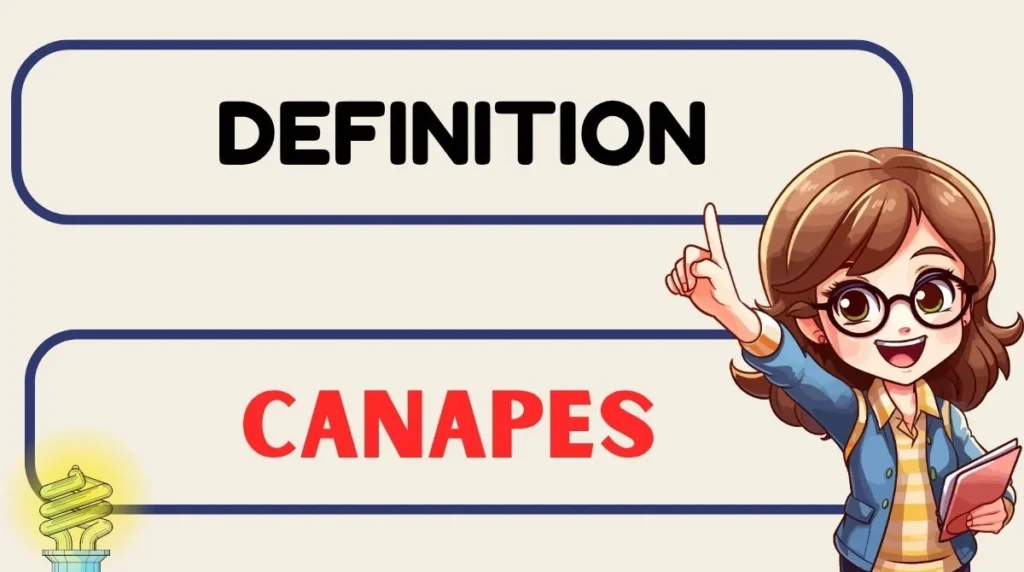 Canapes Definition