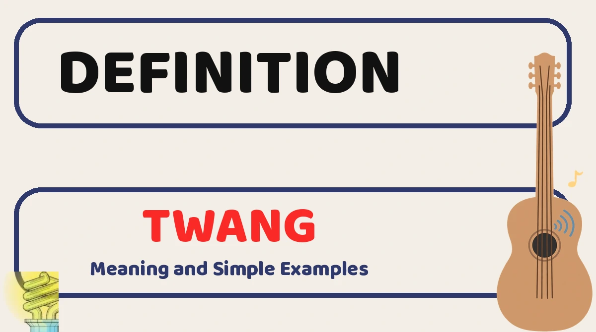 Twang Definition